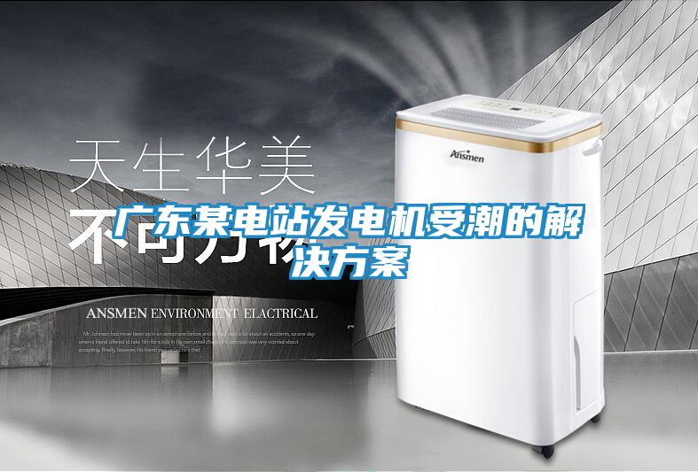 廣東某電站發(fā)電機受潮的解決方案