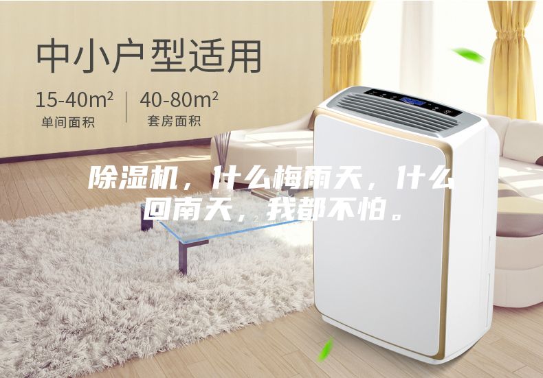 除濕機，什么梅雨天，什么回南天，我都不怕。