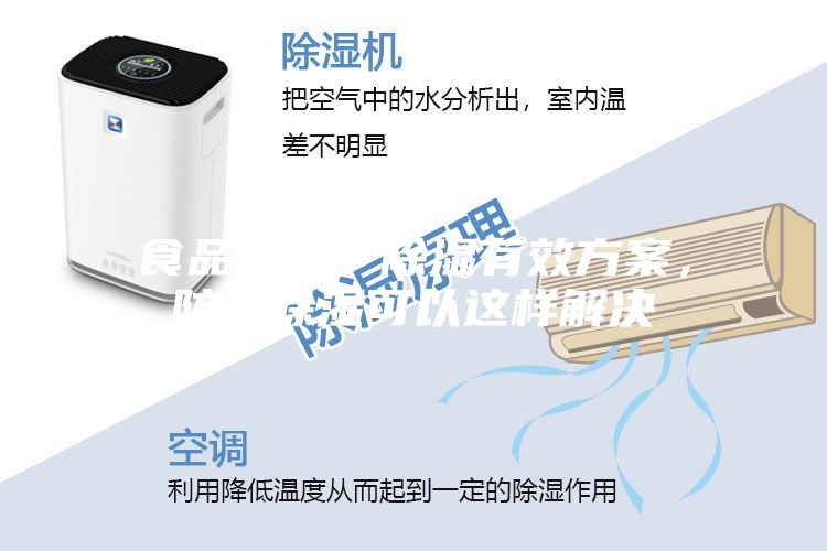 食品加工廠除濕有效方案，防潮除濕可以這樣解決