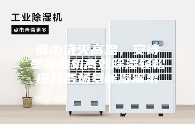 降雨澆滅高溫，安詩曼除濕機高效除濕輕松應(yīng)對各場景除濕需求
