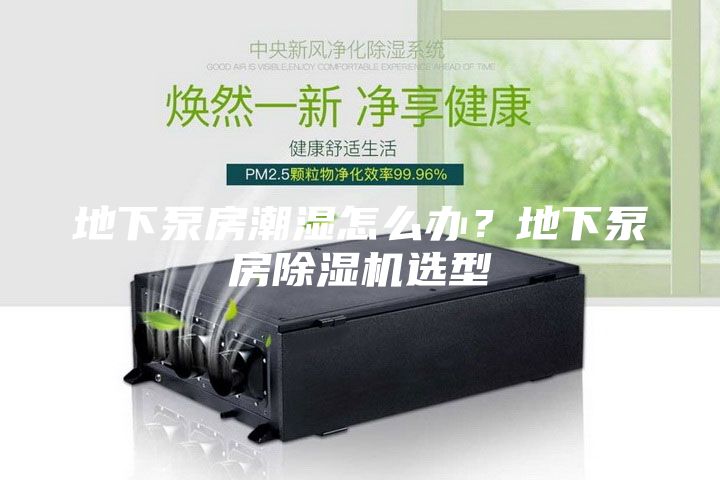 地下泵房潮濕怎么辦？地下泵房除濕機(jī)選型