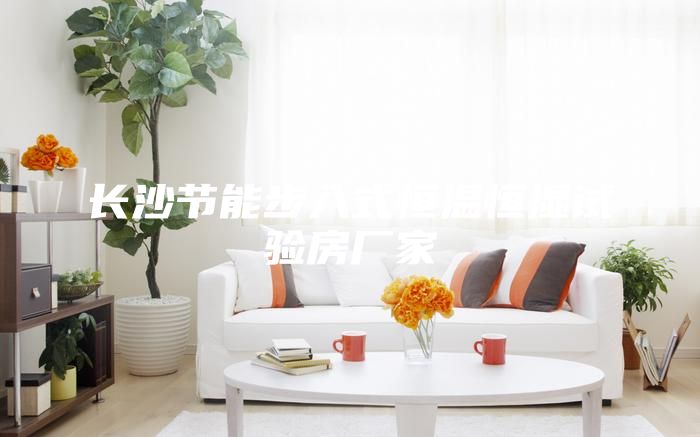 長沙節(jié)能步入式恒溫恒濕試驗(yàn)房廠家
