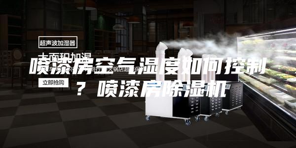 噴漆房空氣濕度如何控制？噴漆房除濕機