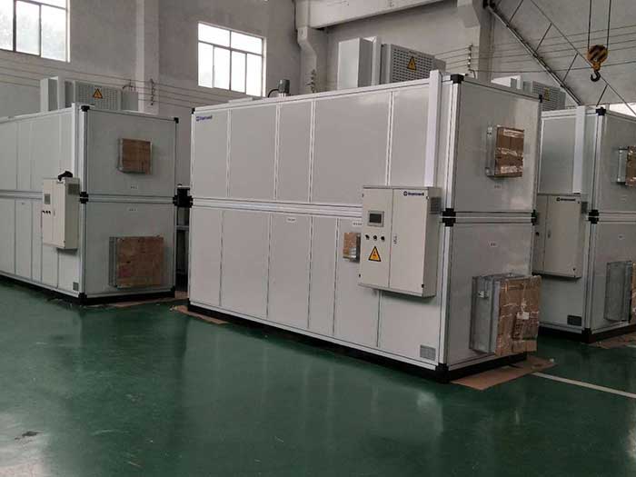 濟南銘威化工鋰電池鈷酸鋰零下40℃露點，三臺全新風轉(zhuǎn)輪除濕機組